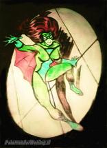 16P-SPIDERWOMAN20001redgreen2 resize